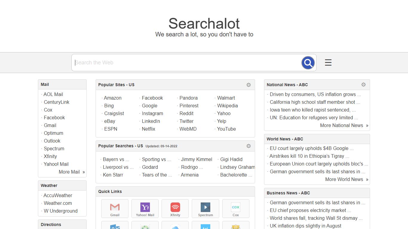 Searchalot - We search a lot, so you don't have to